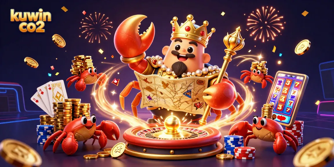 Experience thrilling gameplay at kuwin co2 with our unique golden crab symbolizing wealth and luck.