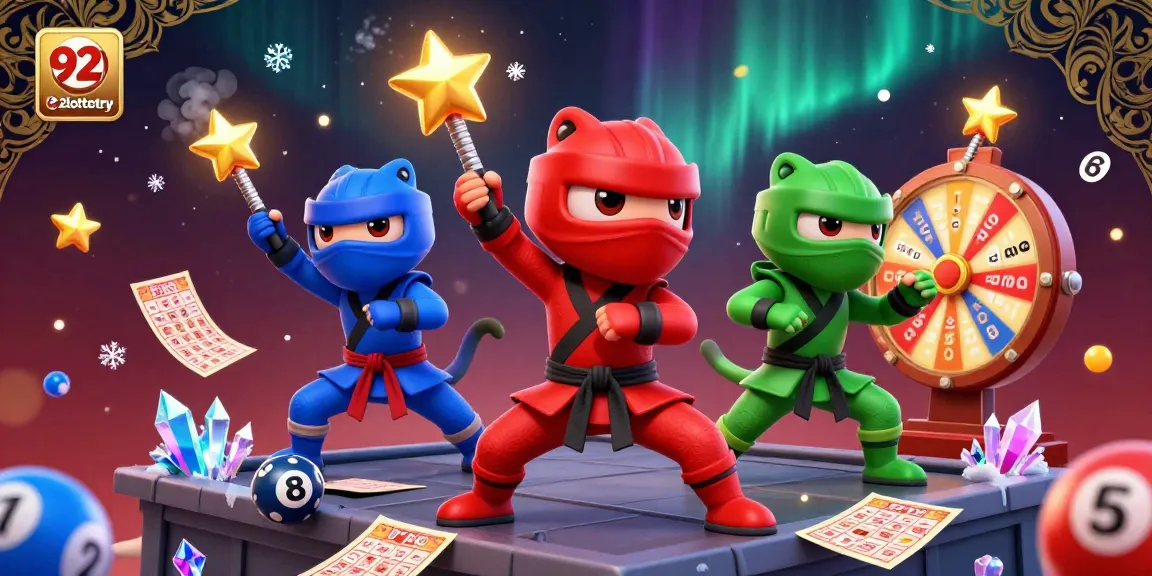 Engage in thrilling gameplay with 92lottery's dynamic lottery scene featuring chameleons and vibrant lottery elements.