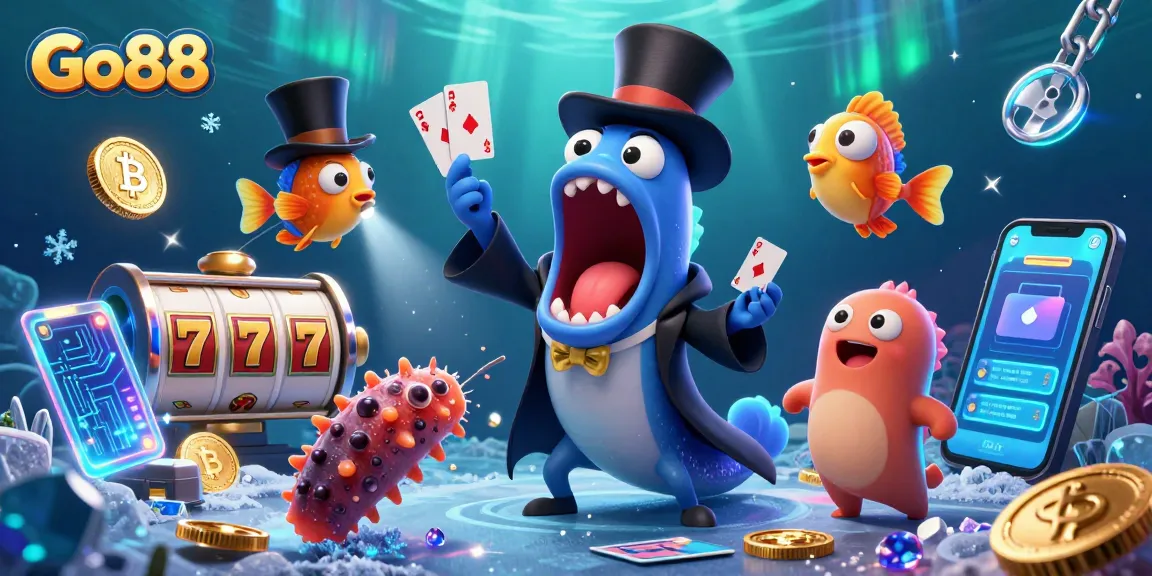 Experience the thrill of Go88 gaming with immersive card performances and vibrant casino elements.