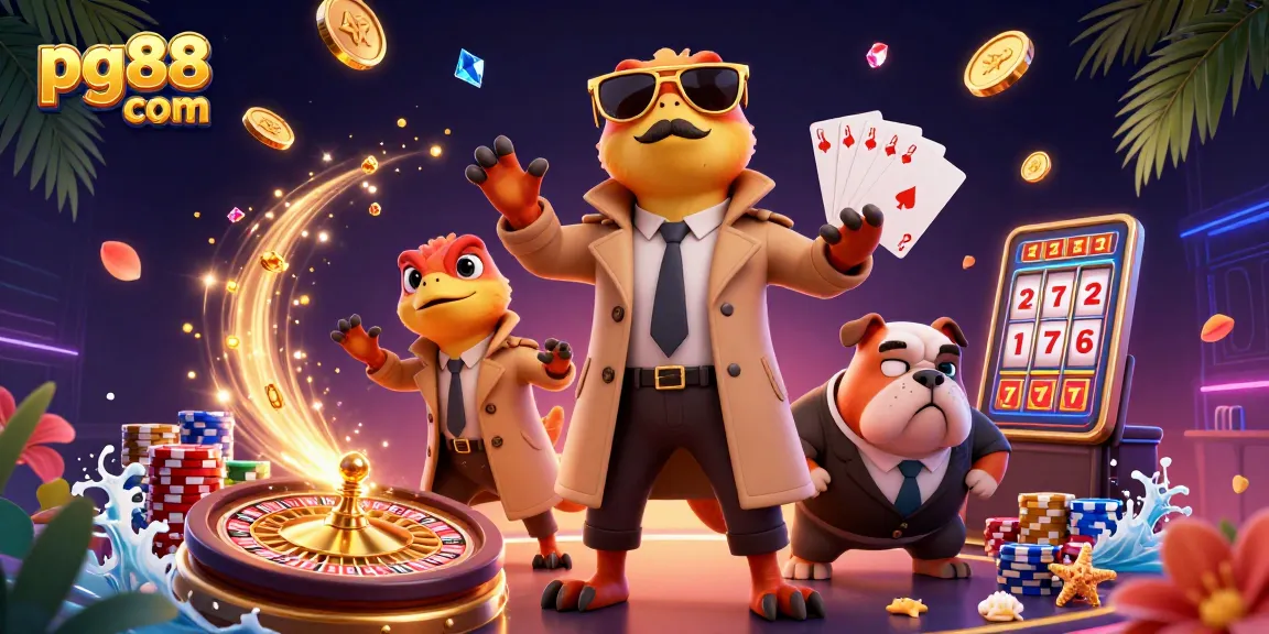 Witness 3D raptors entering VIP casino at pg88 com, with action-packed gaming elements and eye-catching visuals.