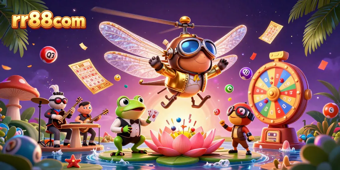 Engage in exciting games like slots and lottery at rr88com with vibrant casino visuals.