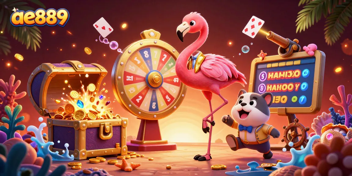 Experience the excitement at ae889 with dynamic game show characters and stunning casino elements!