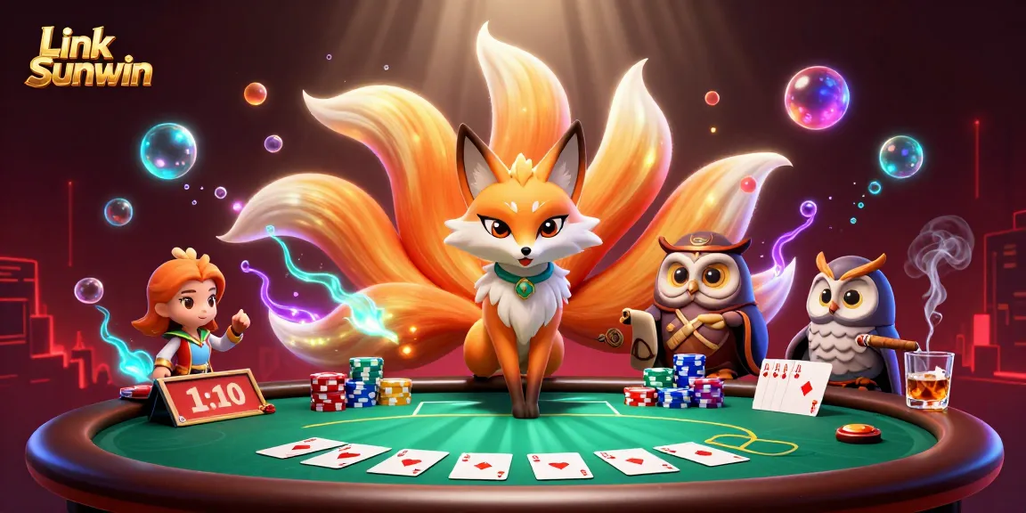 Experience the thrill of Link Sunwin with vibrant gaming elements and mystical characters.