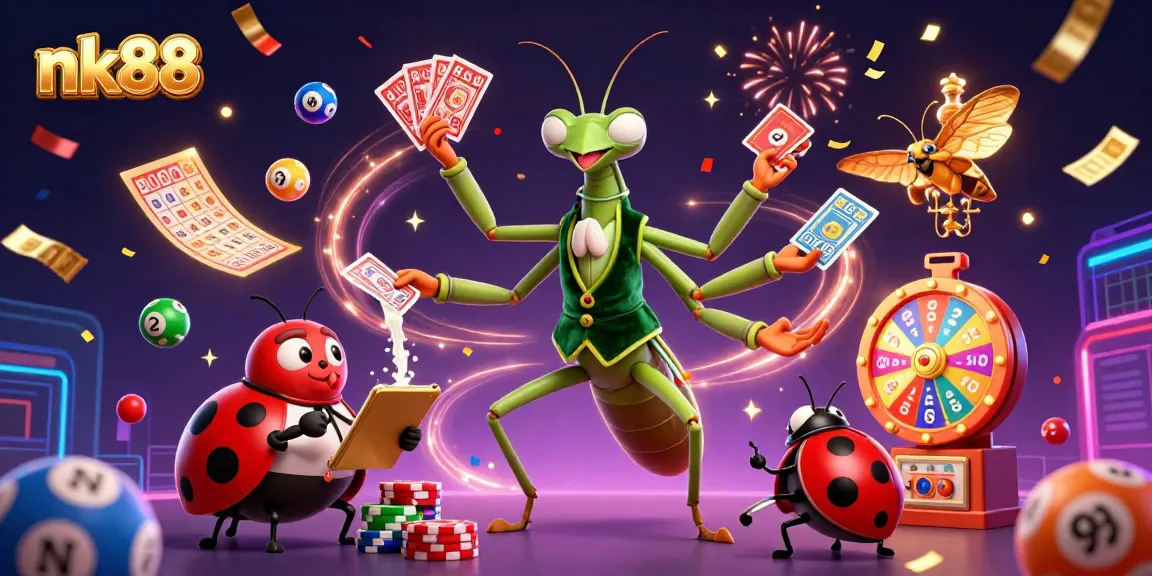Experience thrilling gaming scenarios at nk88 with vibrant characters and dynamic elements in a casino atmosphere.