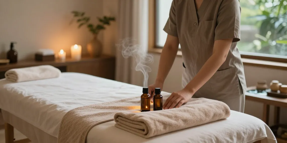 Experience the healing benefits of 안양출장안마 in a serene spa setting with soothing oils and a tranquil atmosphere.