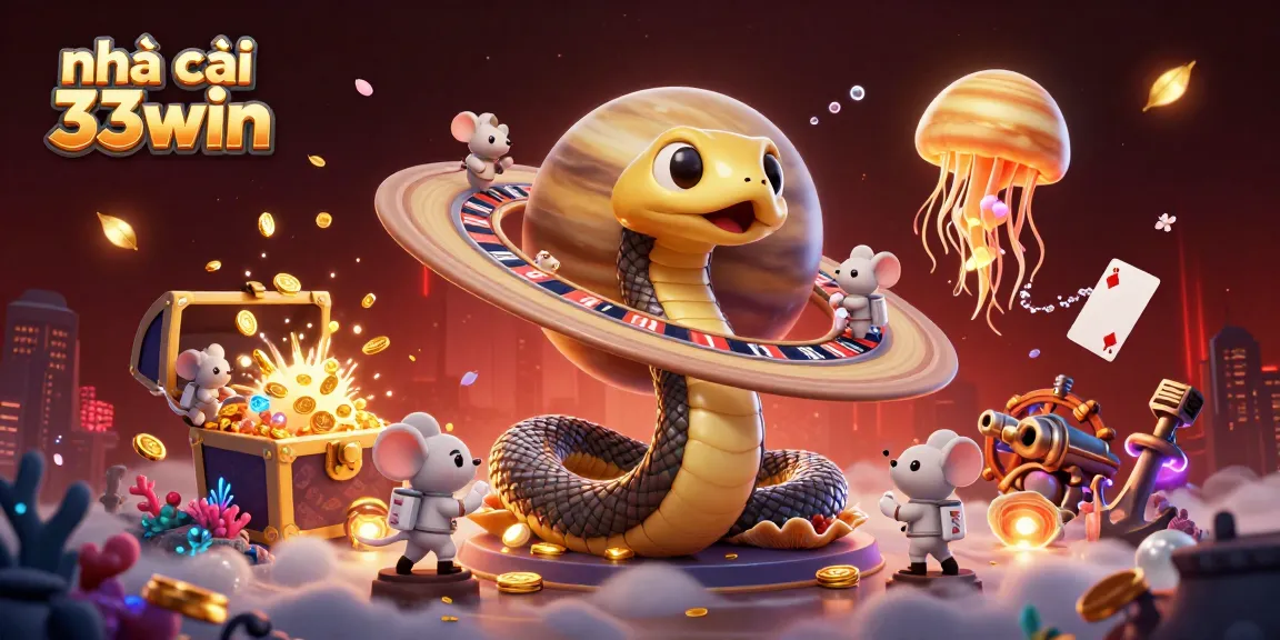Experience the excitement at nhà cái 33win with dynamic betting scenes from a cosmic casino atmosphere.