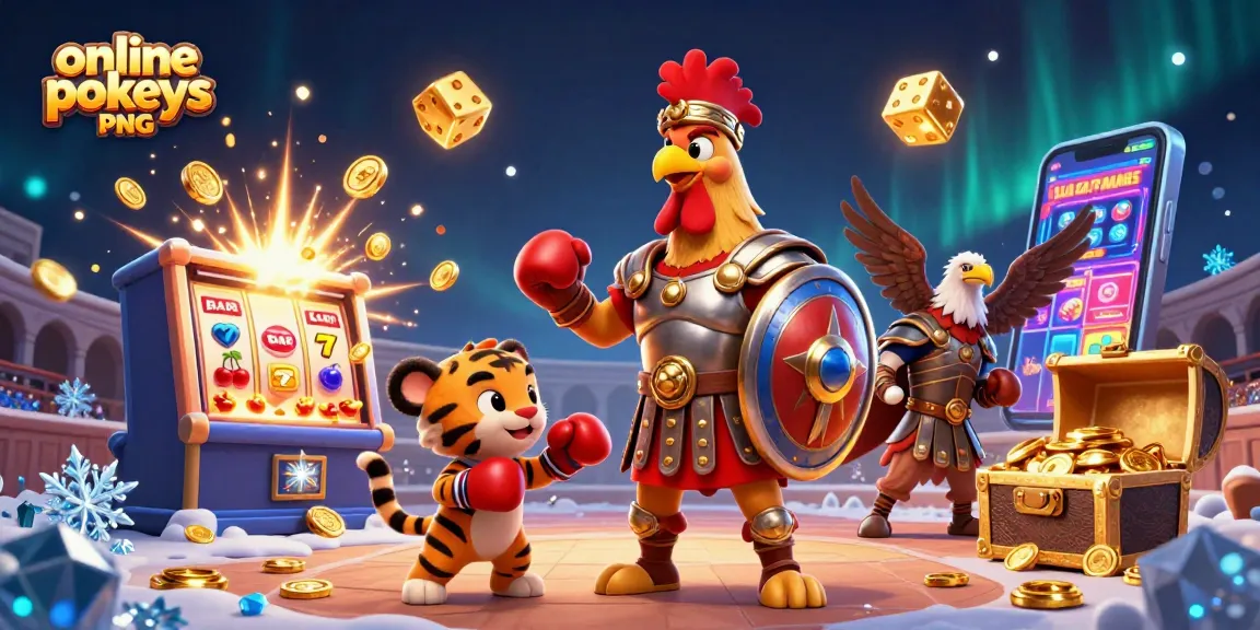 Engage with thrilling online pokies PNG adventures featuring vibrant 3D characters and jackpots bursting with excitement.