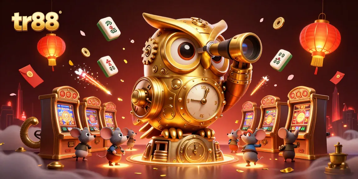 Experience thrilling wins at tr88 with vibrant casino elements and animated characters in action.