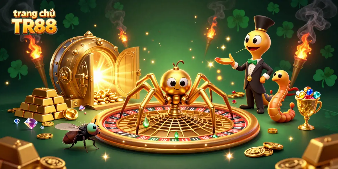 Experience thrilling gameplay at trang chủ TR88 with a vibrant casino scene featuring unique characters.