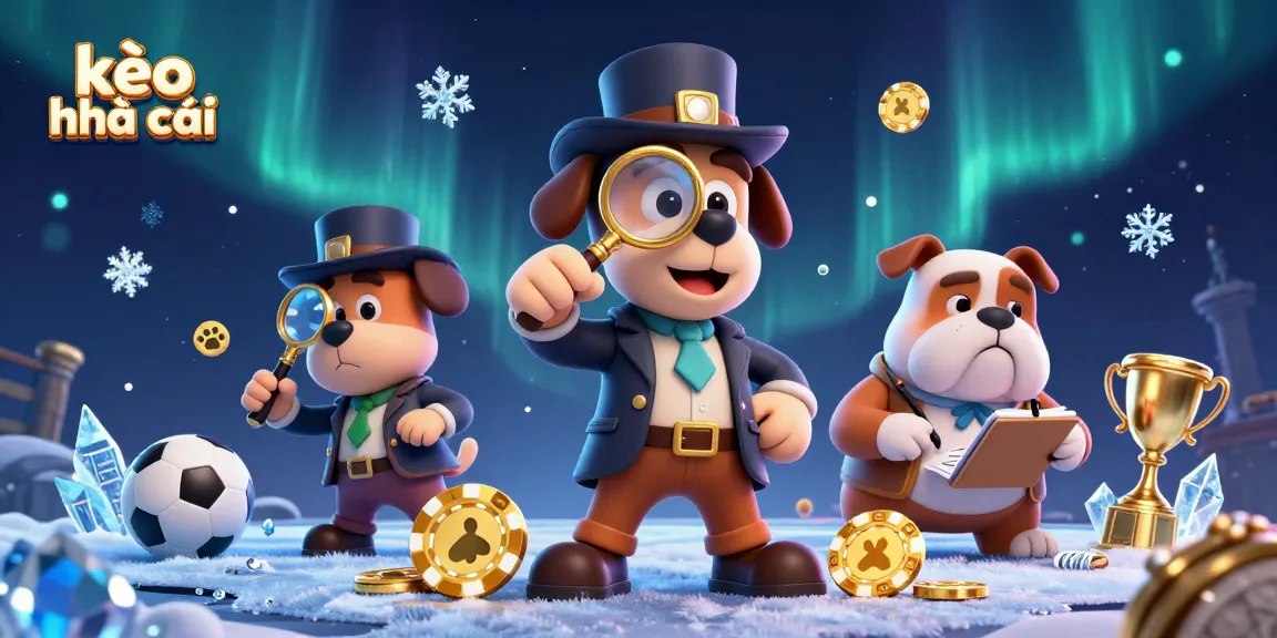 Engage with kèo nhà cái through exciting sports betting adventures in this dynamic illustration.